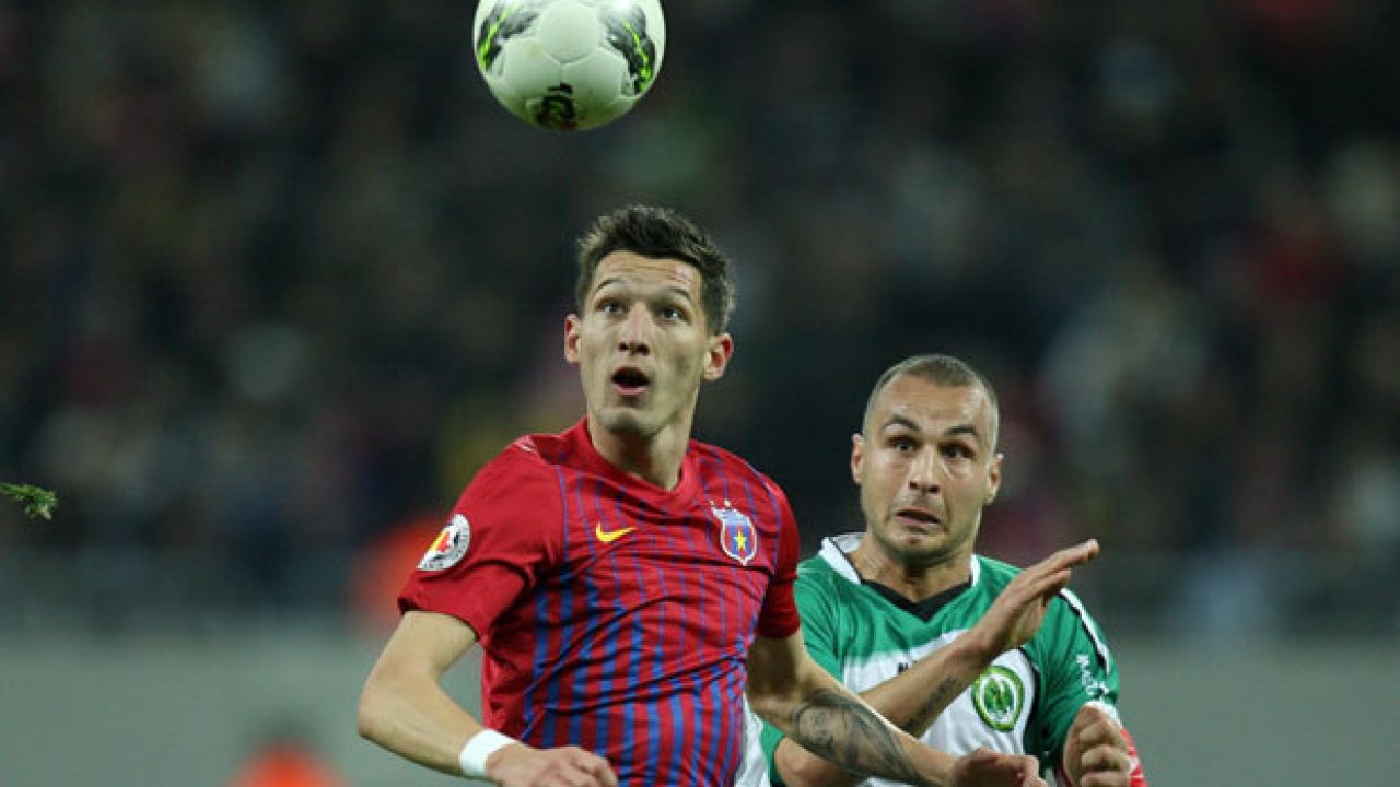 Iulian Mamele (în verde), pe vremea când evolua pentru Concordia Chiajna