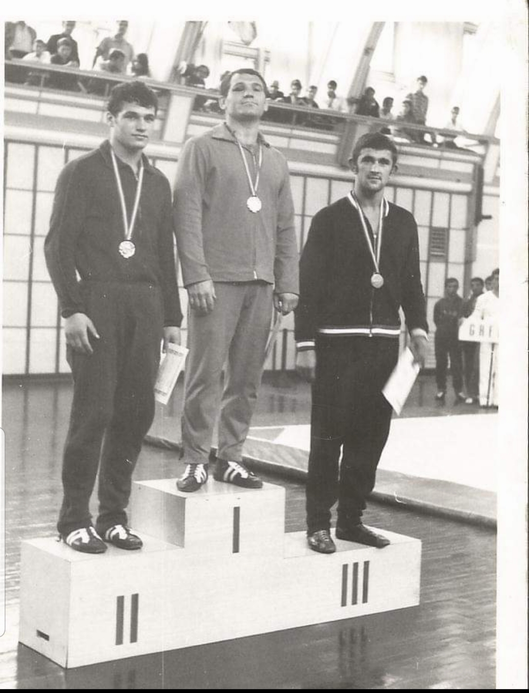 Una dintre numeroasele medalii obținute în cariera de sportiv