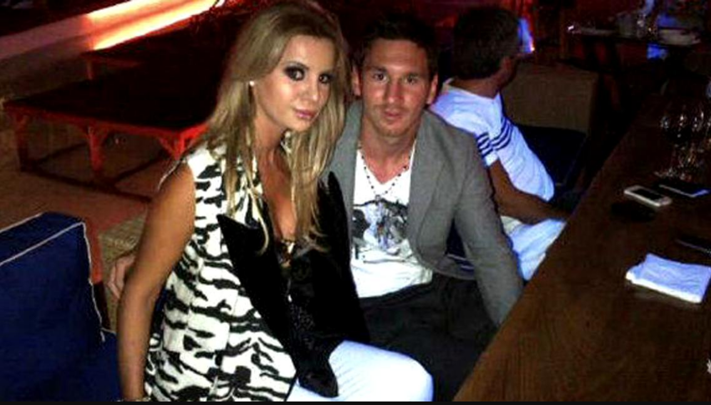 Marina Dina, poză cu Lionel Messi