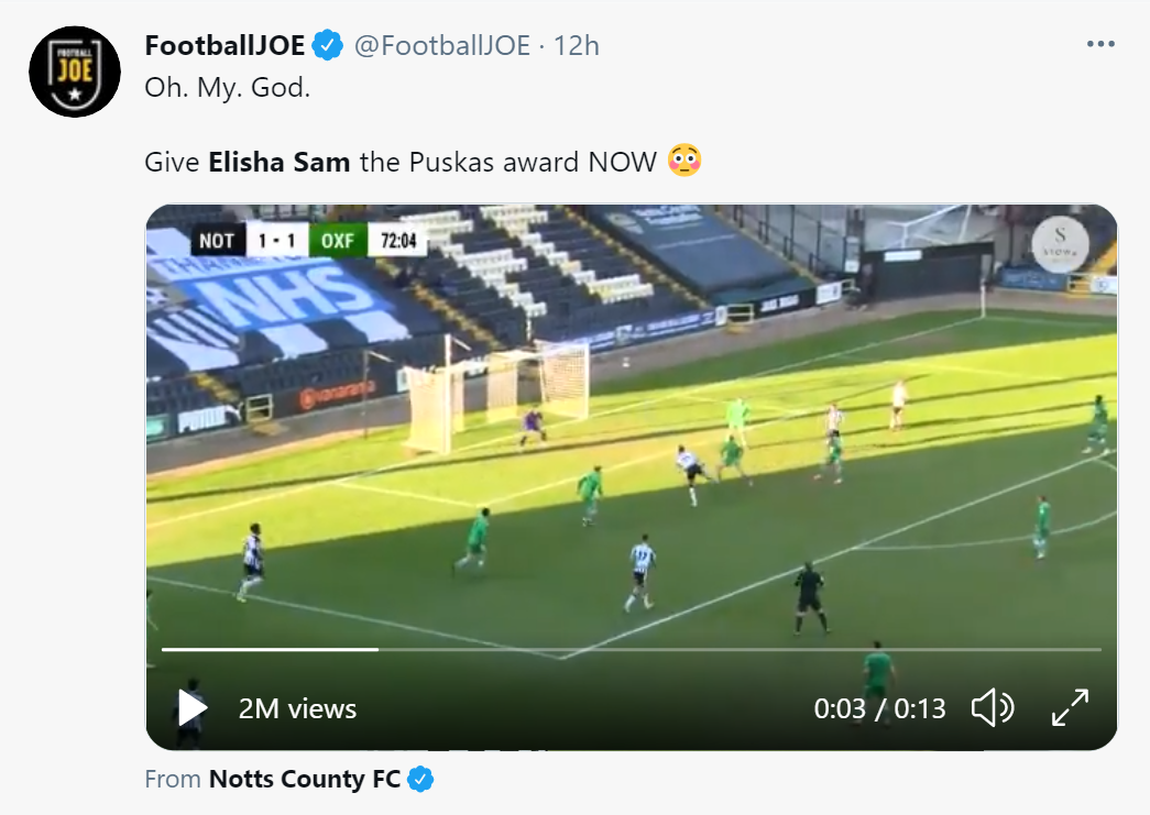 Golul anului 2021, marcat în Anglia. Execuția în stilul lui Zlatan Ibrahimovic face înconjurul planetei