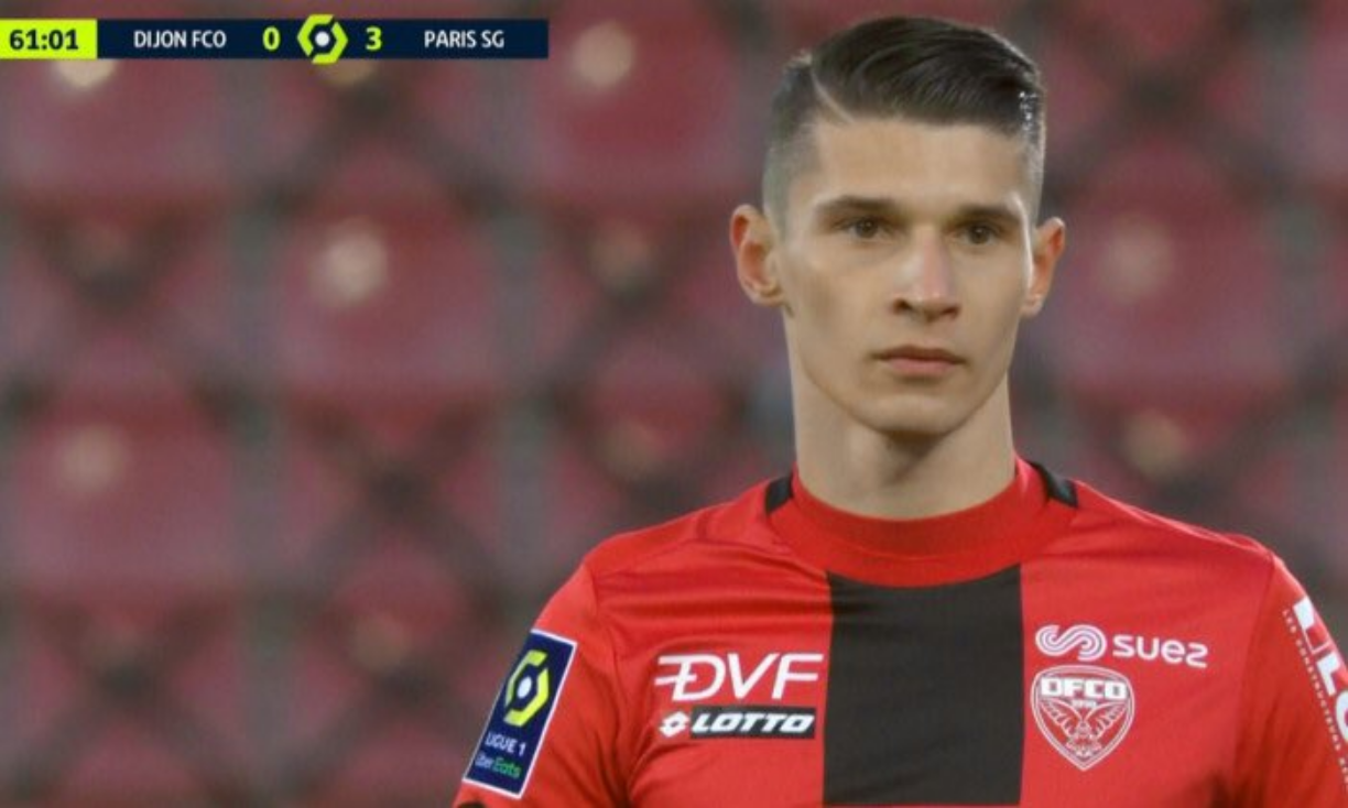 Alex Dobre a jucat 30 de minute în duelul Dijon 0-4 PSG