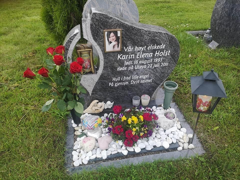 Tragedia romancei care si-a pierdut fiica in atentatul de la Utoya. Mormantul Elenei Holst