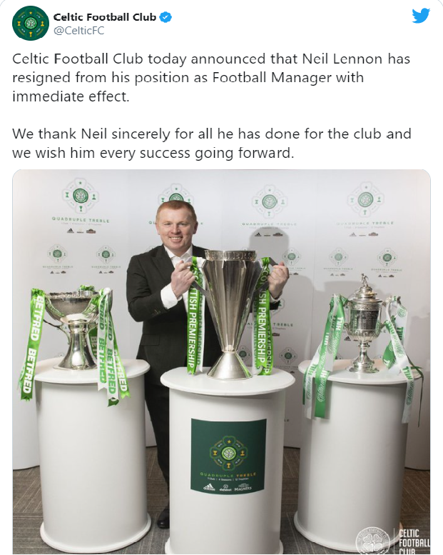 Celtic a rămas fătă antrenor