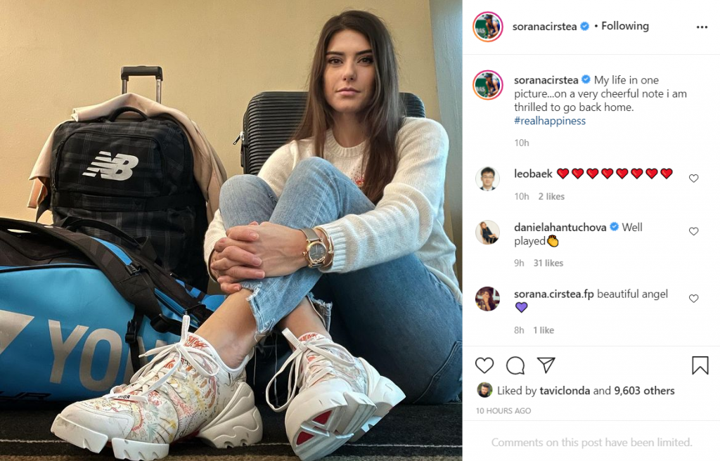 Sorana Cîrstea, înainte de întoarcerea în România