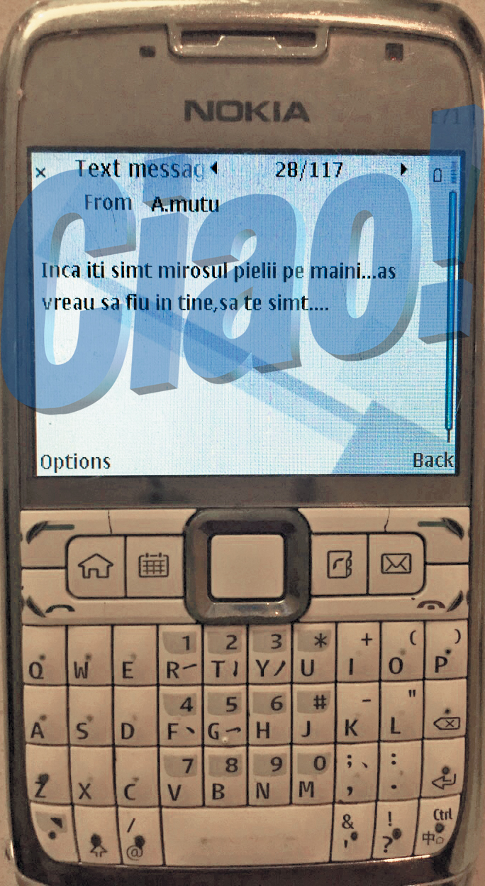 SMS-uri fabuloase ale lui Mutu către Bianca Dărgușanu!