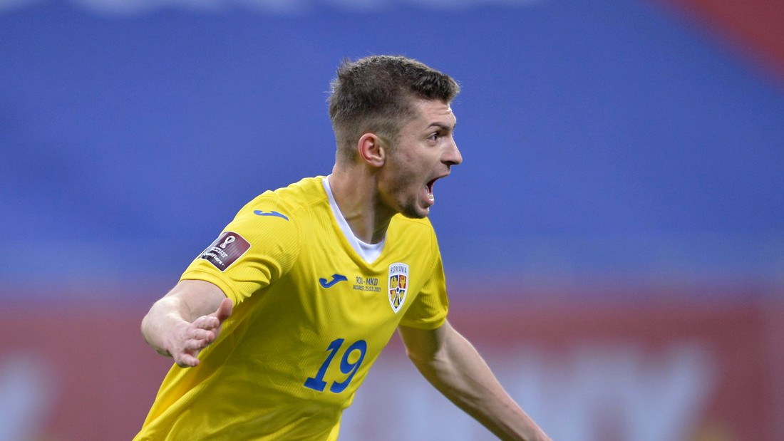 Florin Tănase a marcat primul său gol la națională cu Macedonia