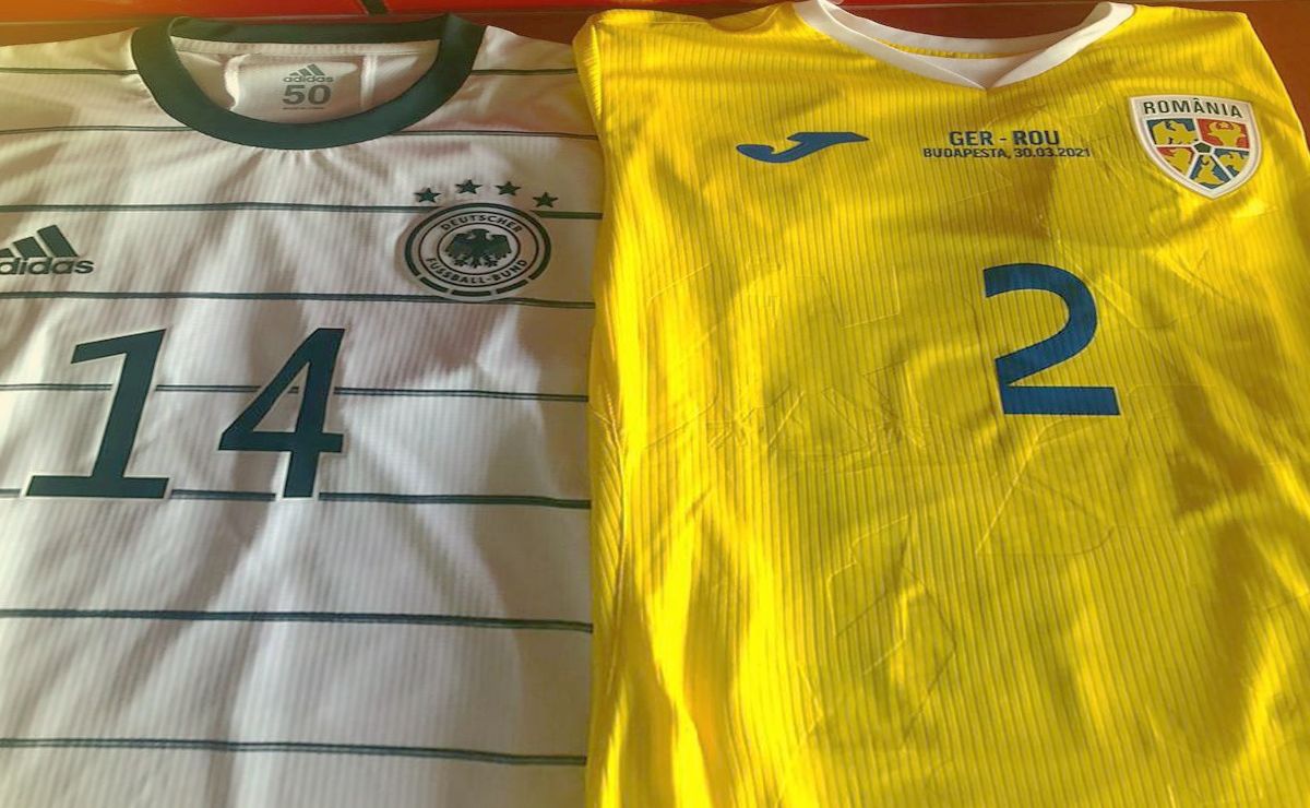 România U21, în echipament galben cu Germania U21