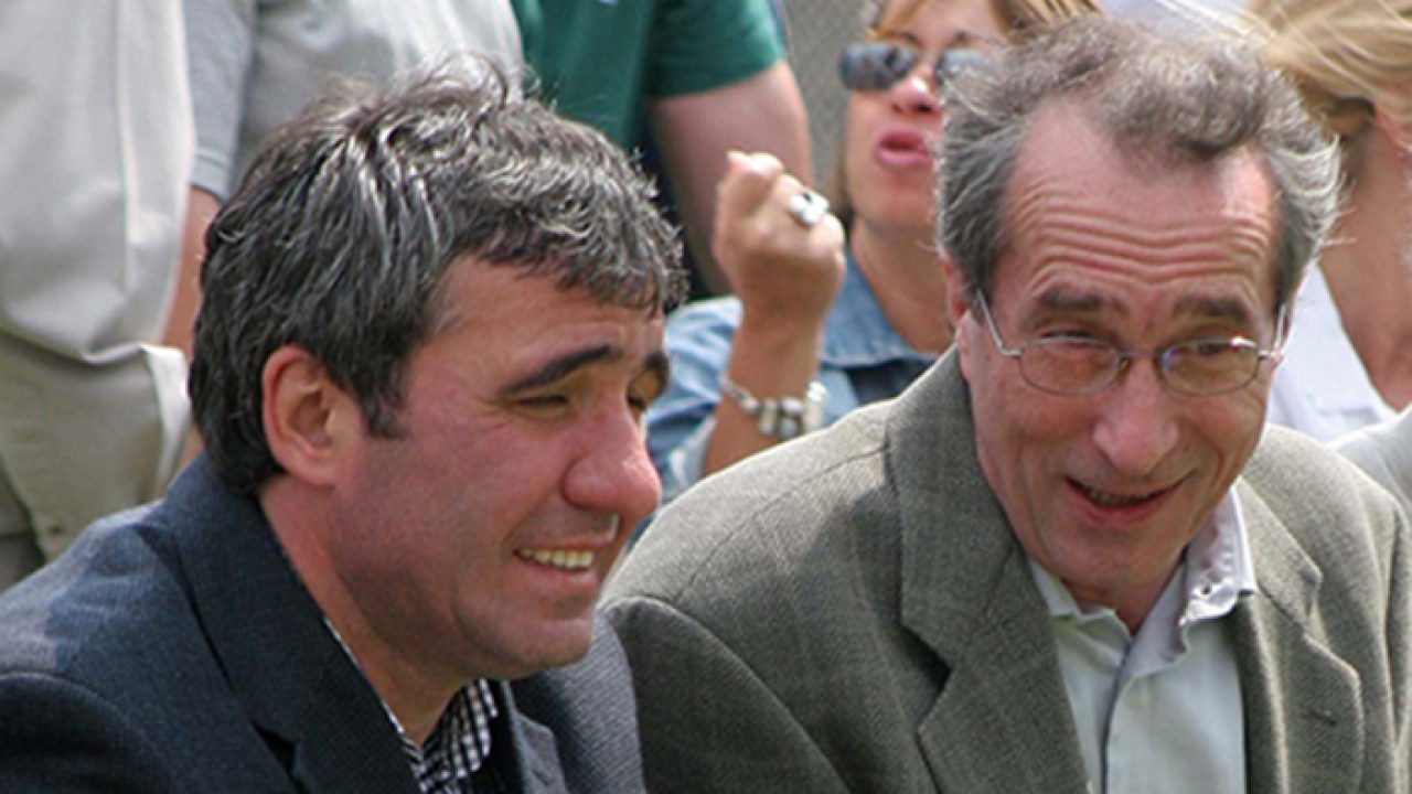 Gică Hagi, alături de Valentin Ceaușescu