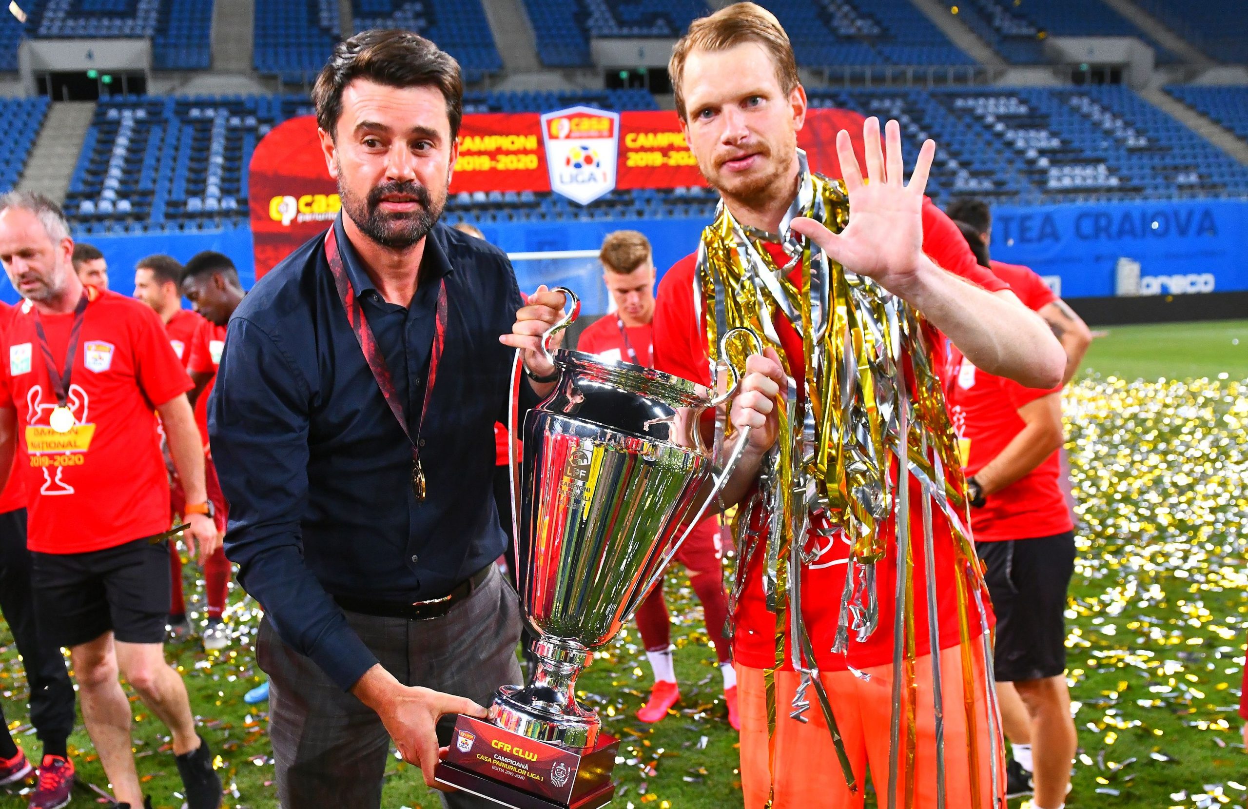 Cinci titluri de campion are Arlauskis în Liga I. Trei dintre ele cu CFR Cluj