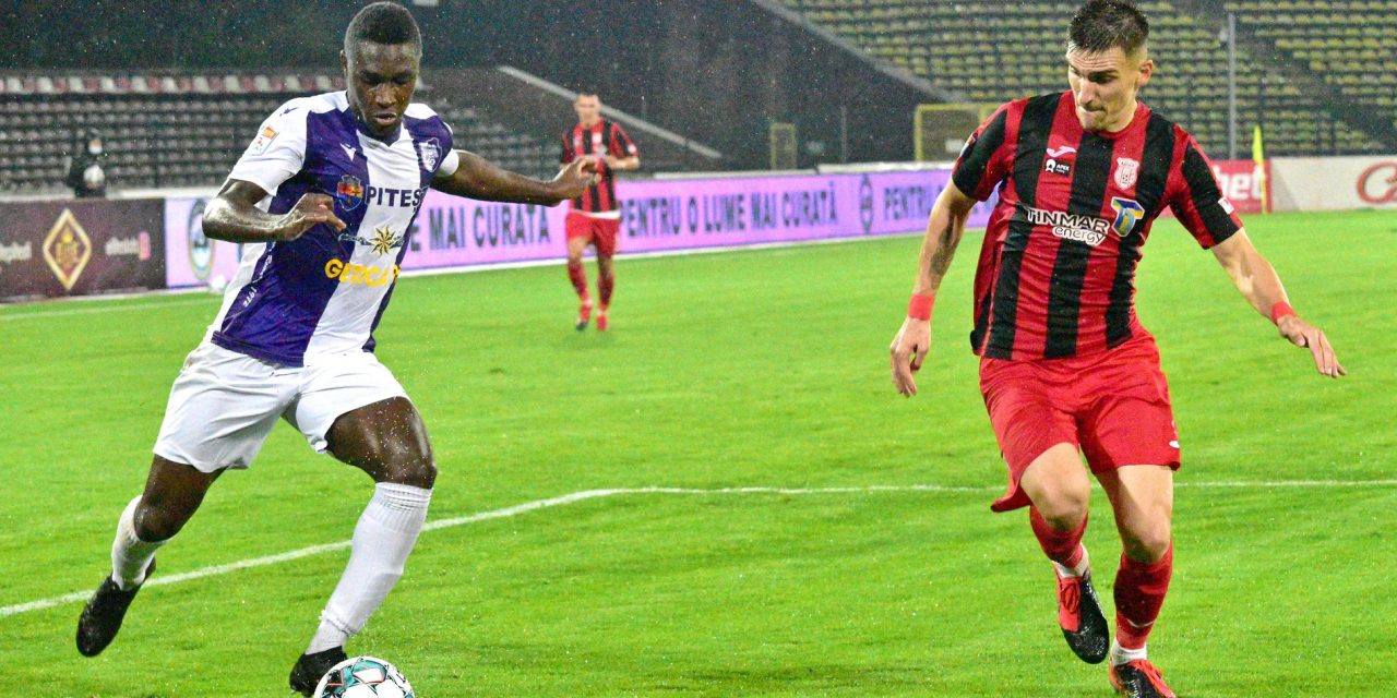 Cephas Malele, care a pasat decisiv la golul lui Grecu, este golgeterul lui FC Argeș din acest sezon: 10 reușite are Malele
