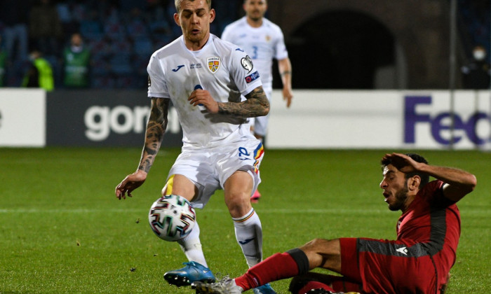 Alexandru Cicâldău a marcat ambele goluri ale României