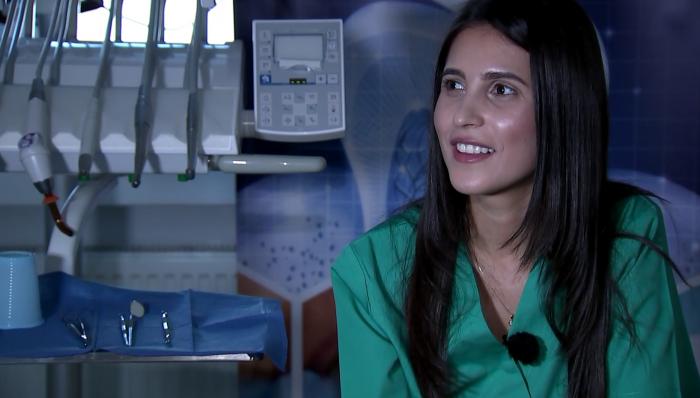 Cristina Tănase le face zâmbet frumos fotbaliștilor din Liga 1