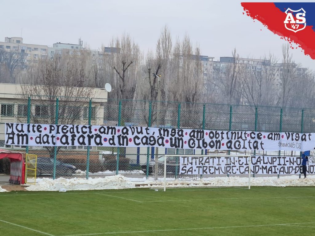 Mesajele ultrasilor care o sustin pe CSA Steaua