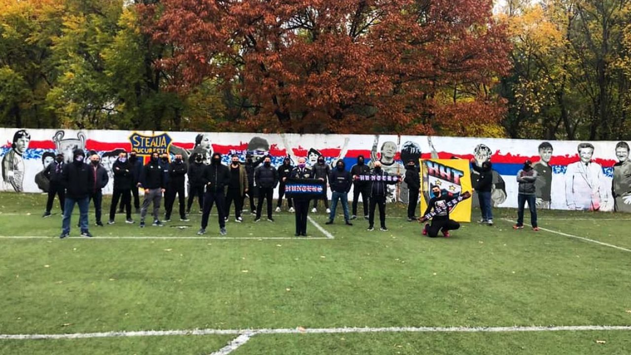 Florin Talpan, în mijlocul ultrașilor Steaua