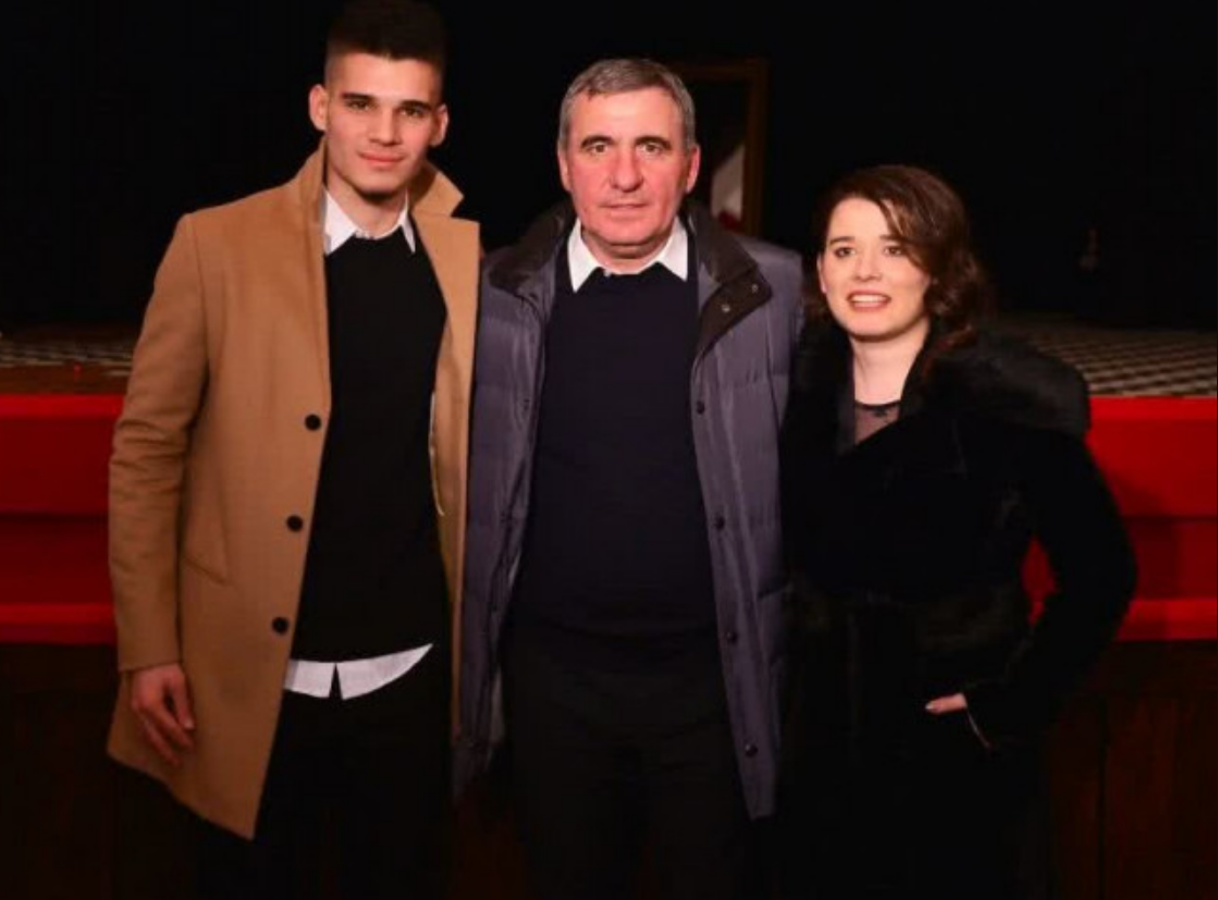 Gică Hagi, împreună cu Ianis și Kira