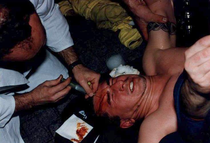 Imaginile groazei, cu presedintele FRR, Alin Petrache, plin de sange!