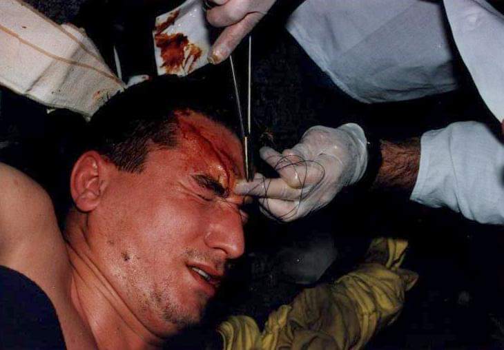 Imaginile groazei, cu presedintele FRR, Alin Petrache, plin de sange!