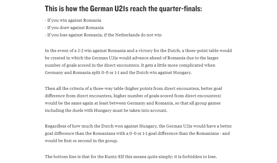 Jurnaliștii de la Kicker.de pun presiune pe selecționerul Germaniei U21