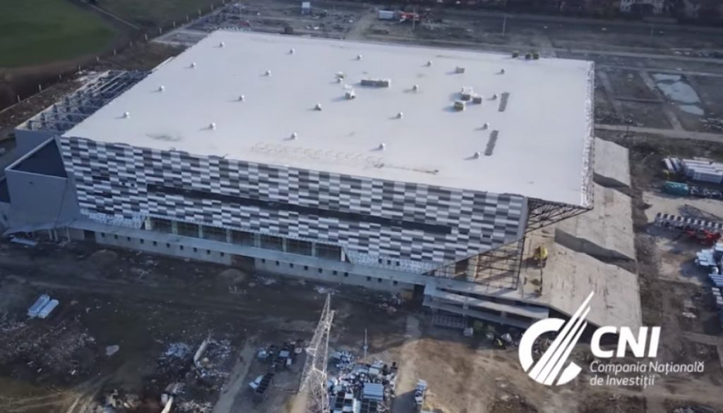 A doua Sală Polivalentă de cinci stele din România a fost crontruită în proporție de 78 la sută