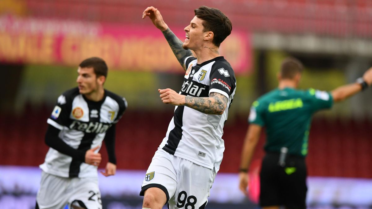 Dennis Man are un gol marcat în tricoul Parmei