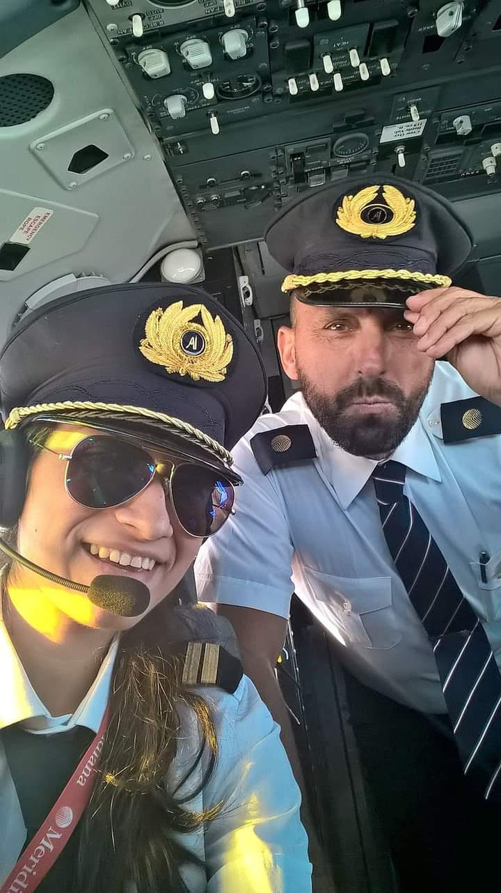 Beatrice Filip a practicat jurnalismul înainte să devină pilot