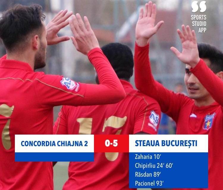 Steaua, mai aproape de Liga 2! S-a calificat la baraj, după un scor de maidan