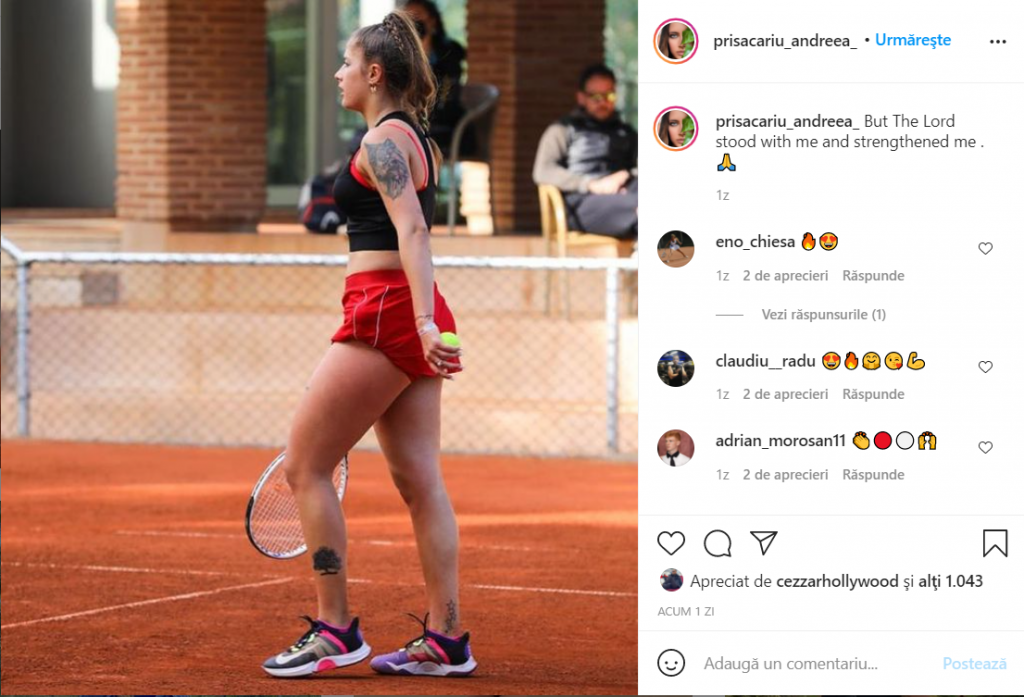 Steliano Filip apreciază postările Andreei Prisăcariu de pe Instagram