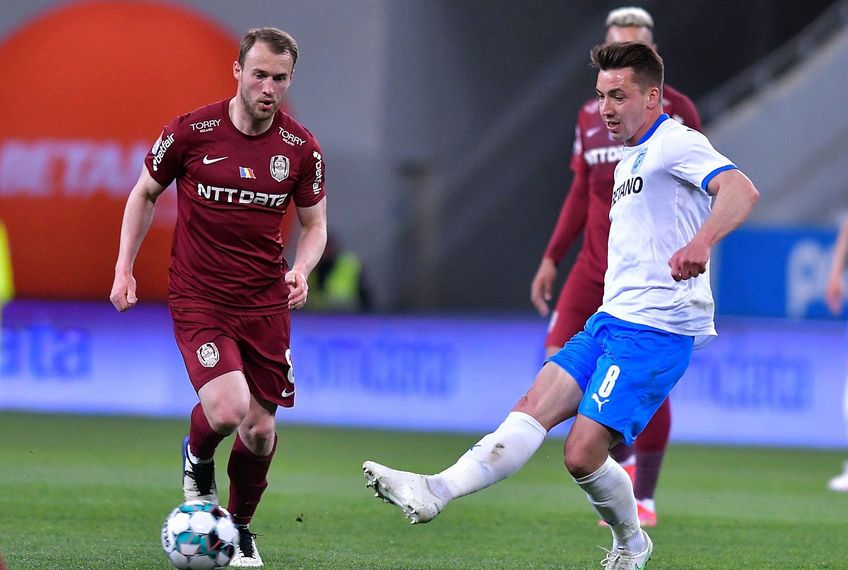 Universitatea Craiova a învins-o pe CFR Cluj, scor 2-1, în etapa a 3-a din play-off-ul Ligii 1