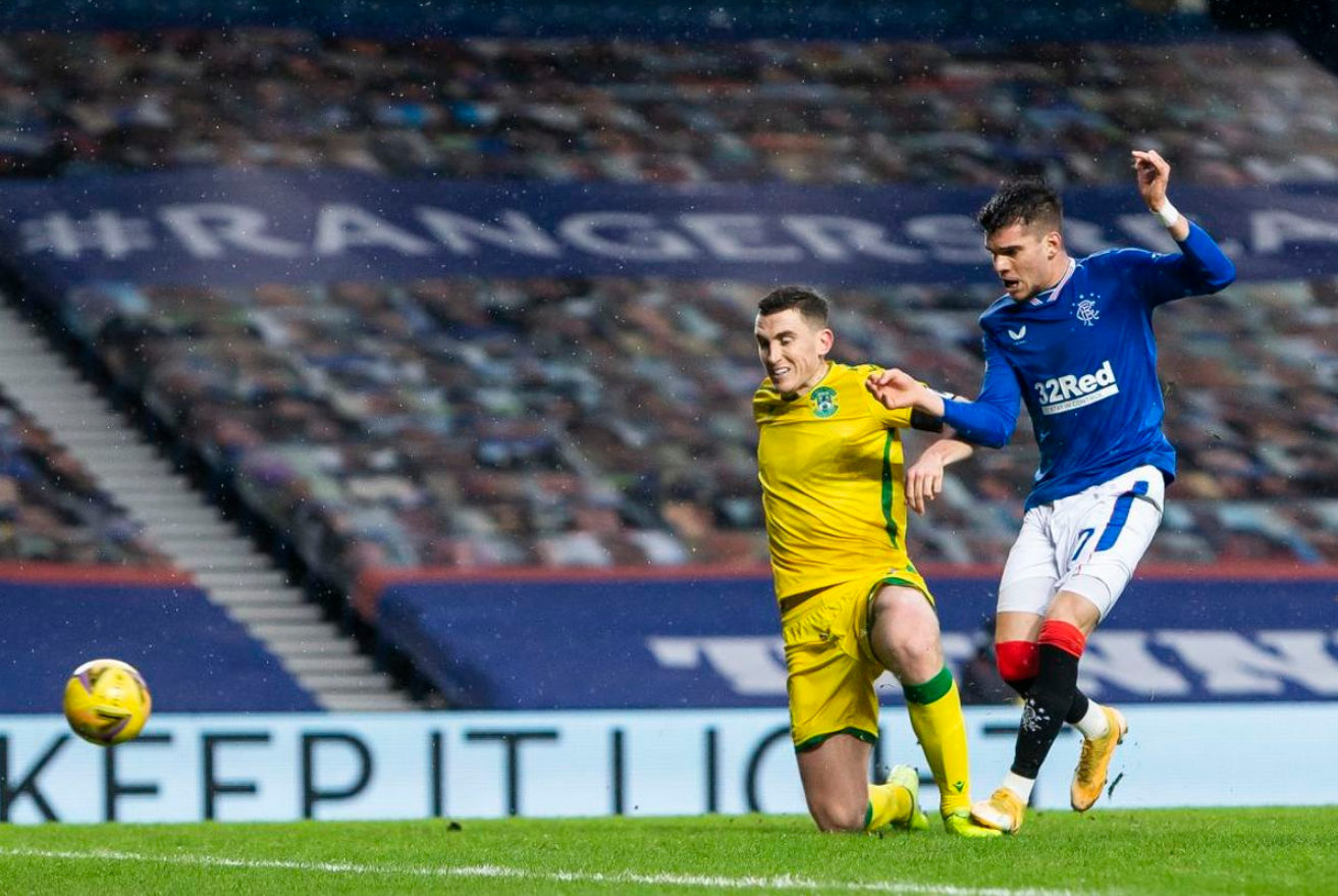19 minute a evoluat Ianis în Rangers 1-0 Hibernian