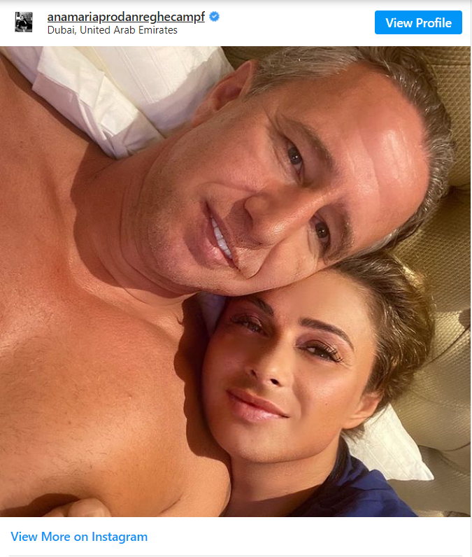 Anamaria Prodan a scris în dreptul fotografiei un mesaj superb la adresa lui Laurenţiu Reghecampf: „soţul perfect”