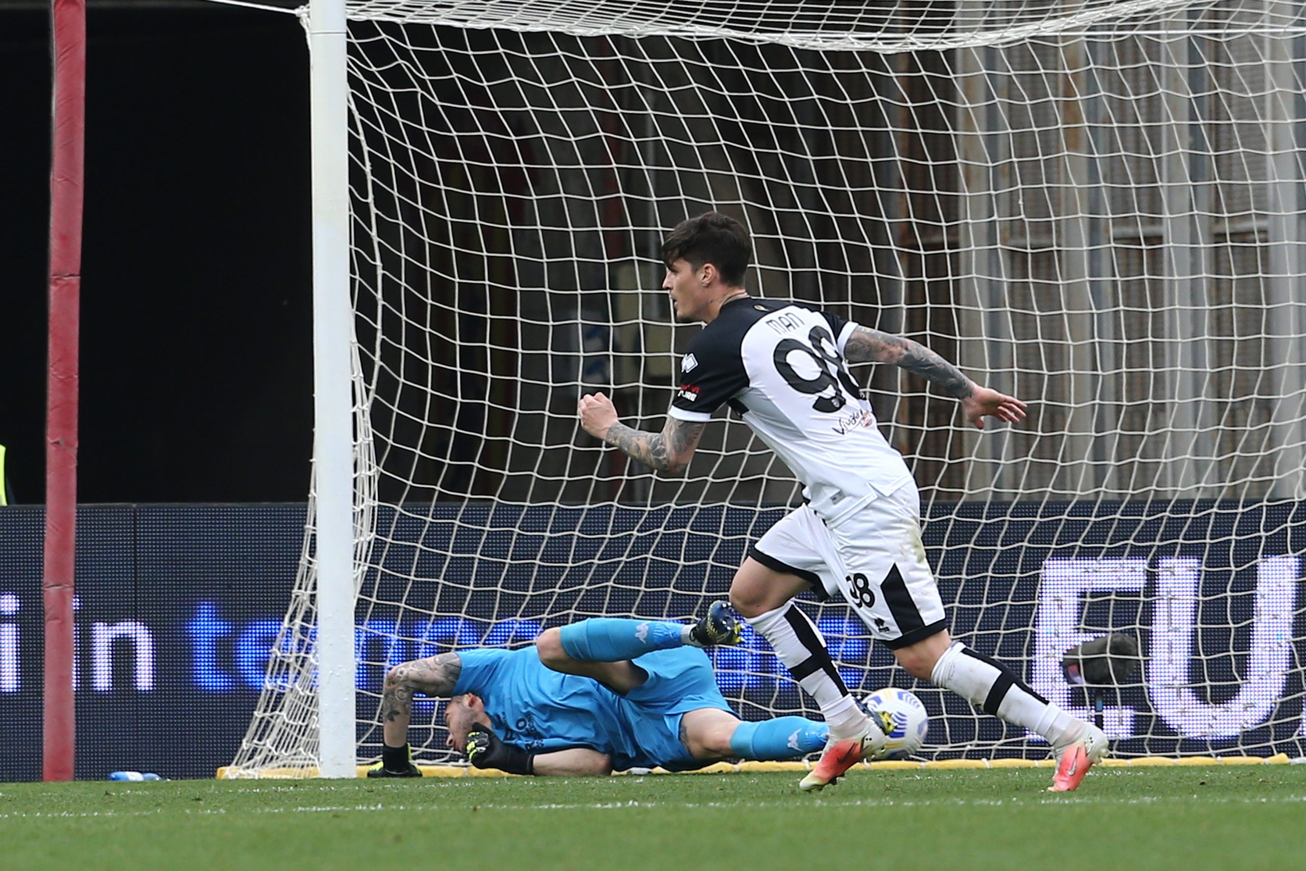 În ultima etapă din Serie A, Man a înscris primul său gol pentru Parma