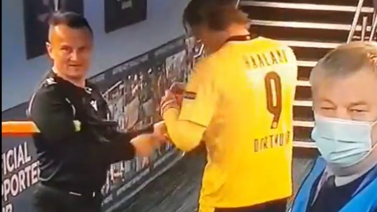 Octavian Șovre i-a cerut un autograf lui Erling Haaland