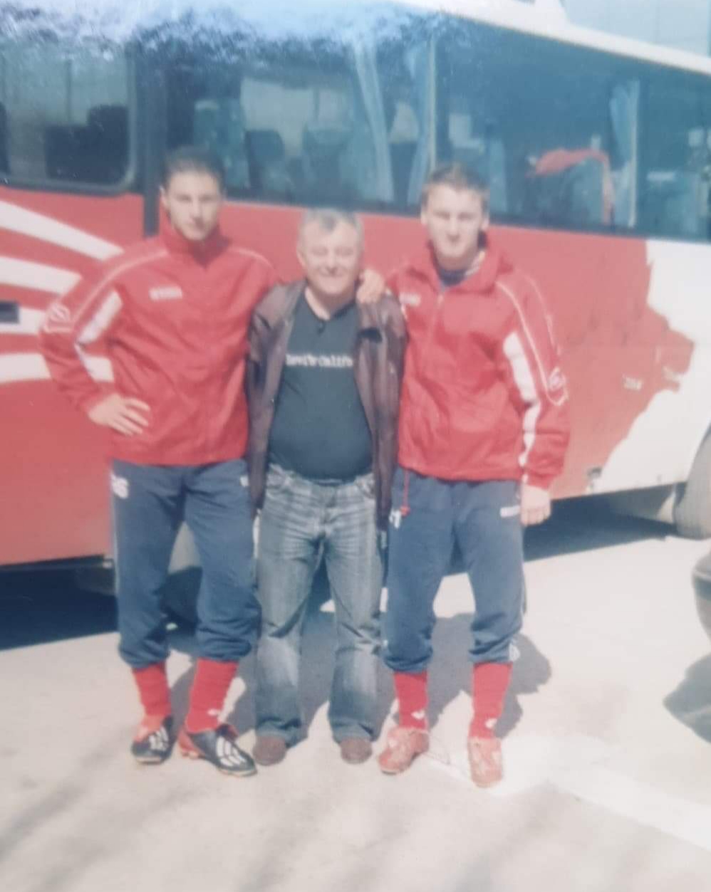 Ștefan Radu, alături de Vasile Stoica și Adrian Scarlatache, în cantonamentul de la Săftica