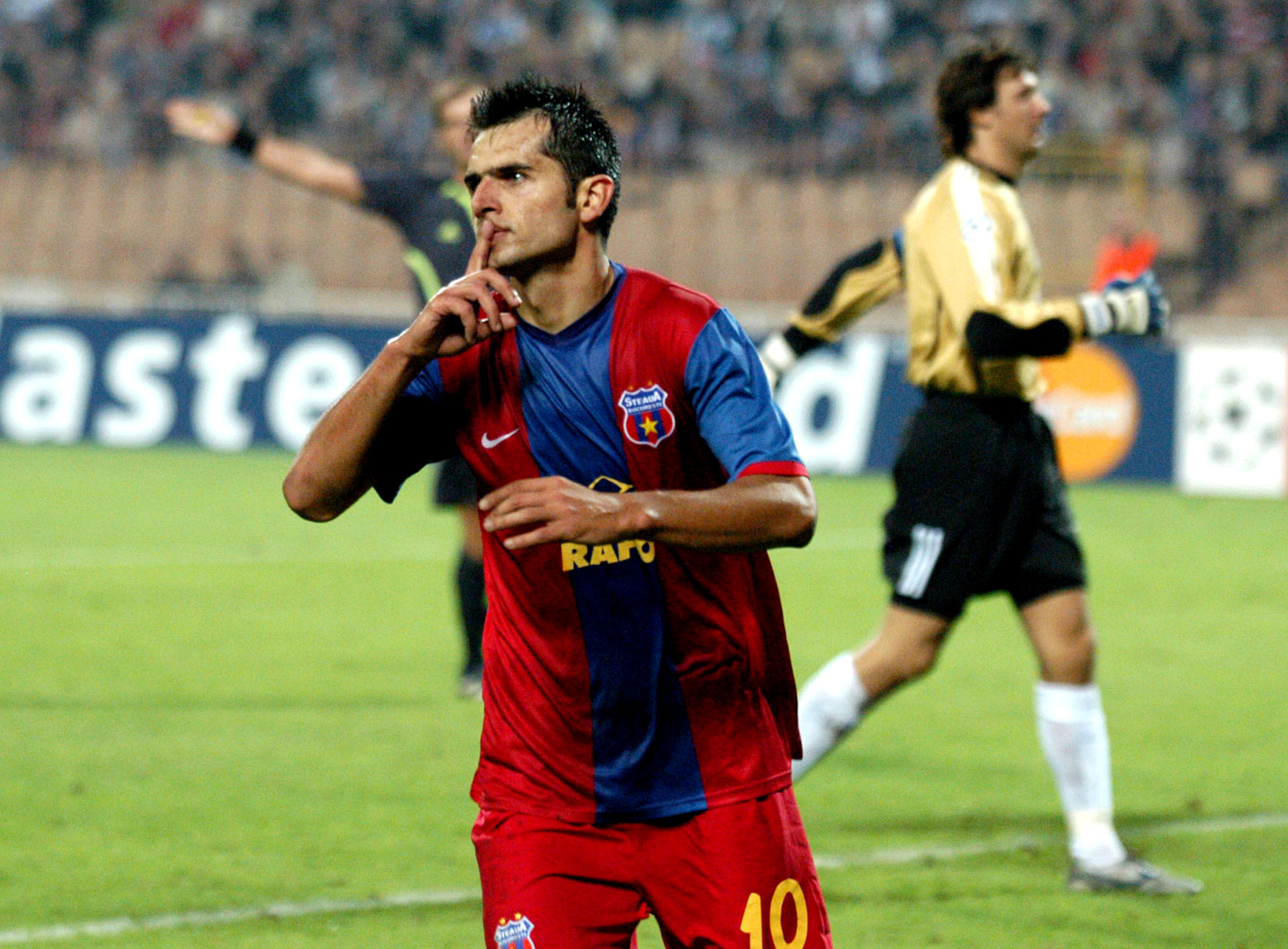Nicolae Dică a înscris în Steaua 2-0 Valencia, în 2005, când roș-albaștrii se calificau în optimile Cupei UEFA