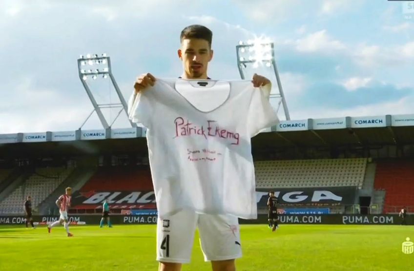 Dedicație către îngeri! Sergiu Hanca a marcat în Polonia, cu gândul la Patrick Ekeng “Cinci ani fără tine. Rămâi în inima mea”