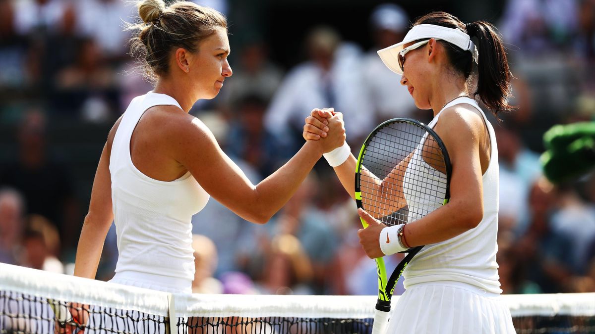 Simona Halep Saisai Zheng