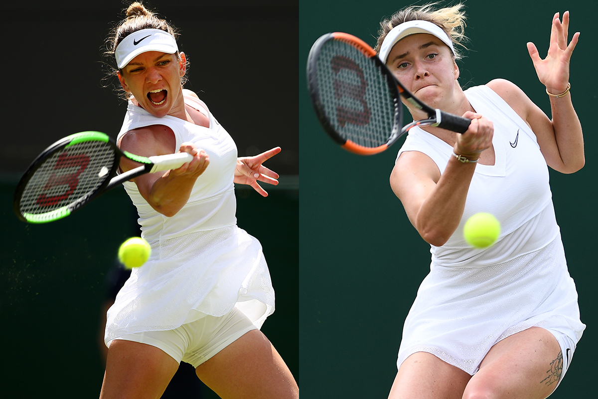 Simona Halep vs. Elina Svitolina la antrenamentele turneului de la Roma