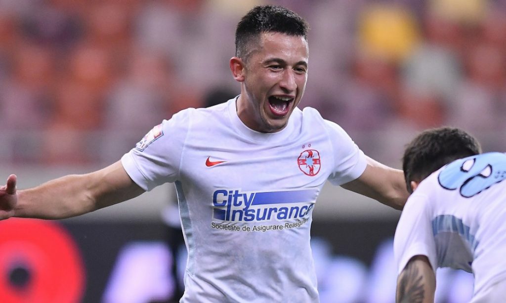 Bucuria lui Olimpiu Moruţan, după un gol înscris pentru FCSB / Foto: Sport Pictures