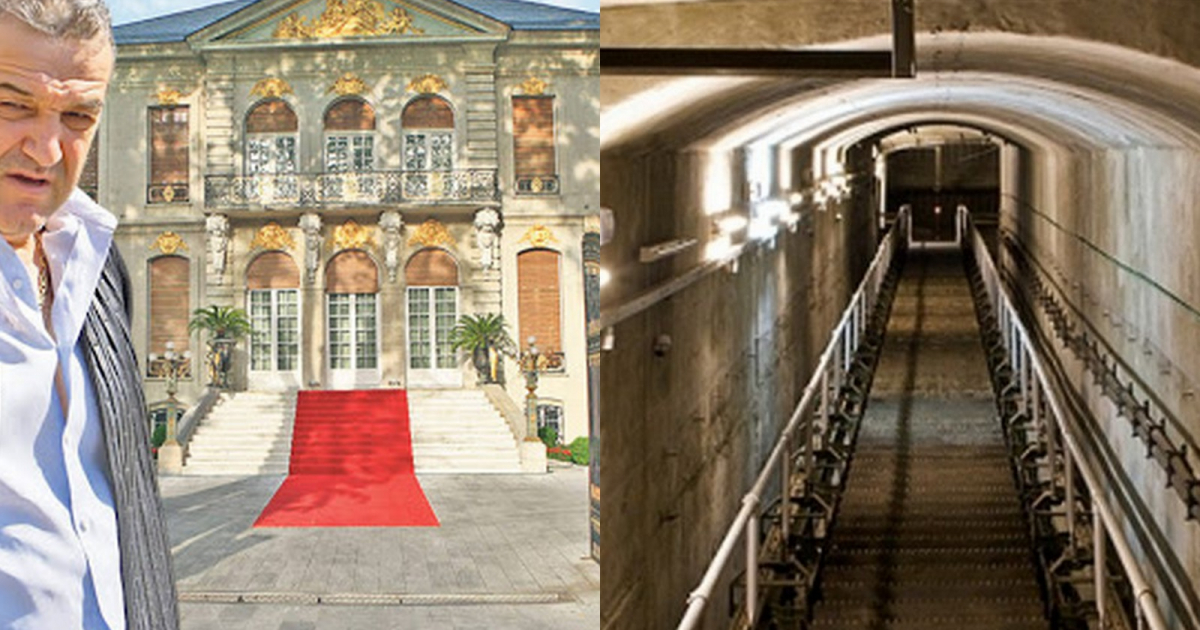 Gigi Becali palat tunel secret