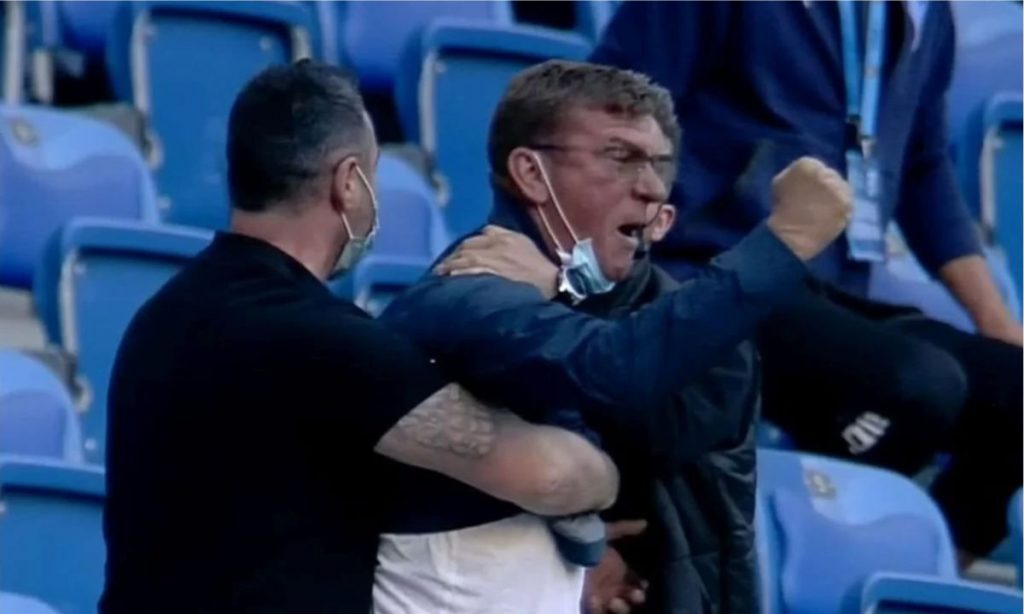 Stadionul „Ion Oblemenco”, la un pas sa devina ring de box. Silvian Cristescu a fost potolit cu greu de fortele de ordine