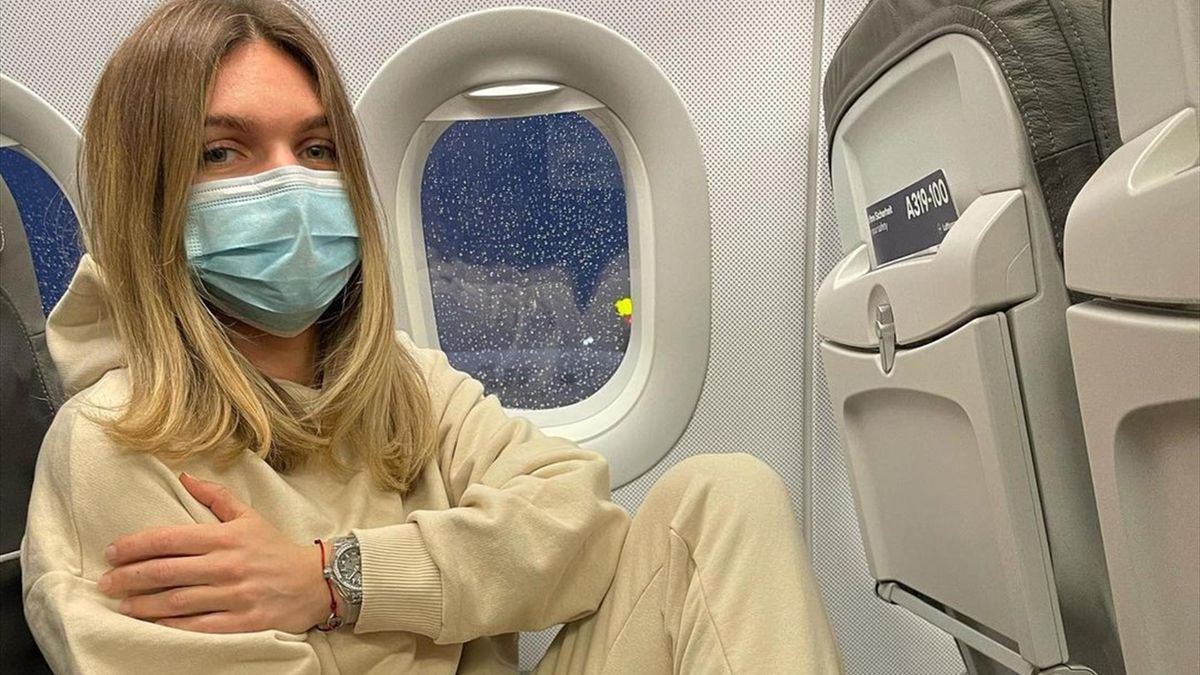 Simona Halep se teme de avion