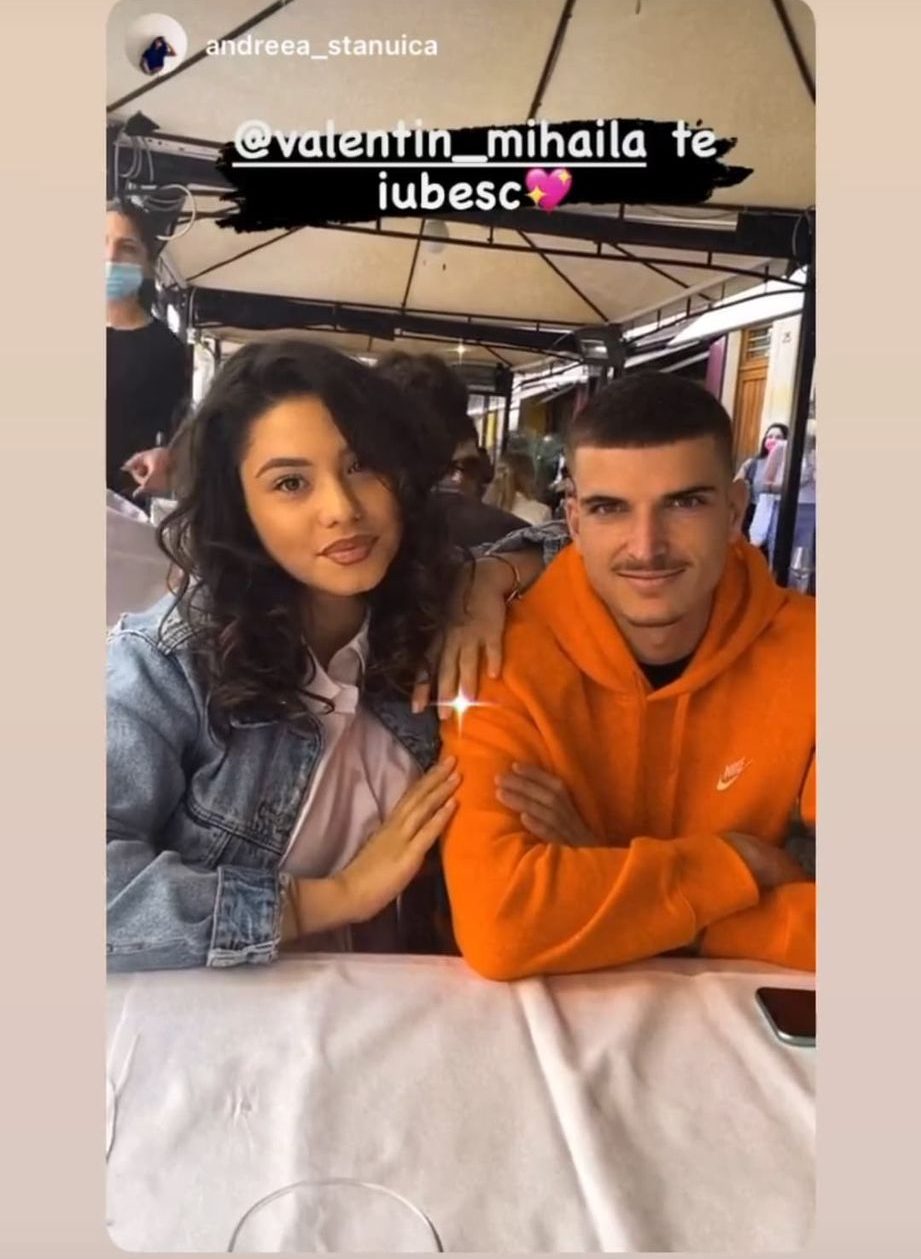 Valentin Mihăilă iubita Andreea Stănuică
