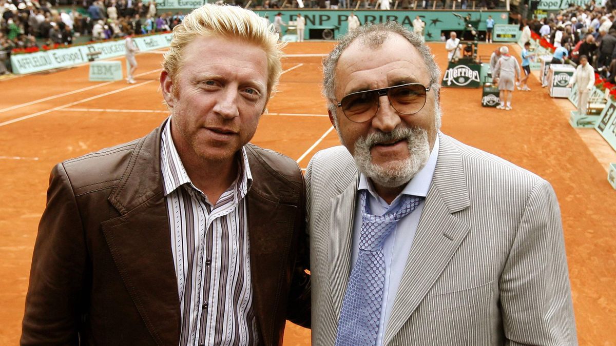 Boris Becker și Ion Țiriac