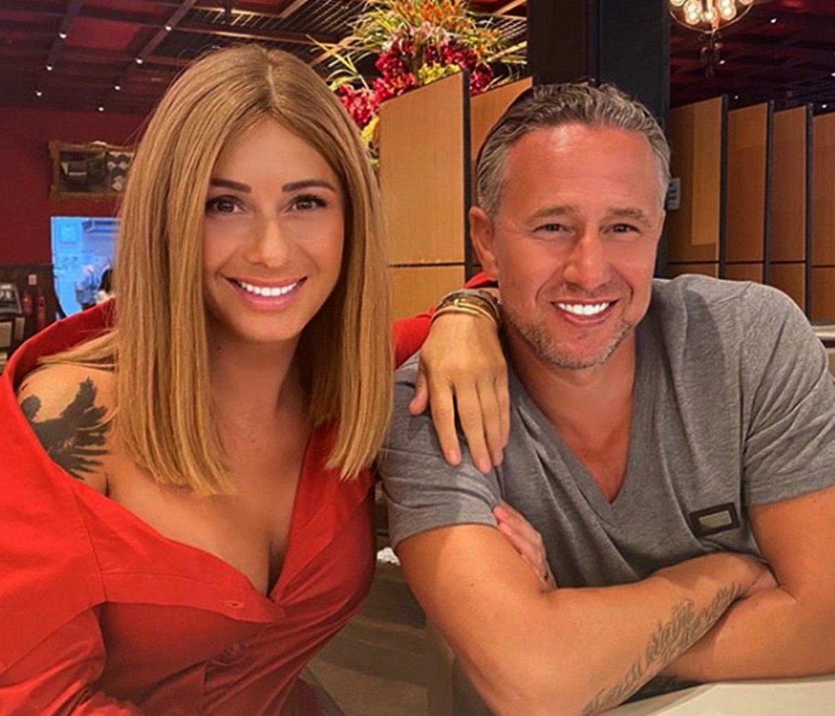 Laurentiu Reghecampf si Anamaria Prodan 