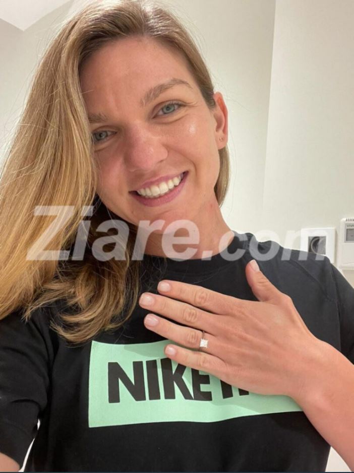 Inelul de logodnă primit de Simona Halep a costat o avere