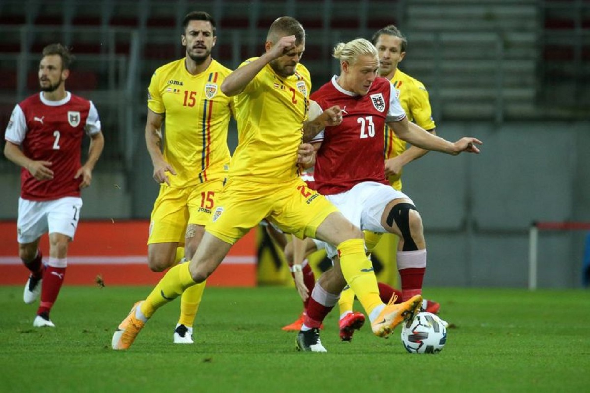 Crețu a făcut un meci foarte bun in meciul din deplasare cu Austria