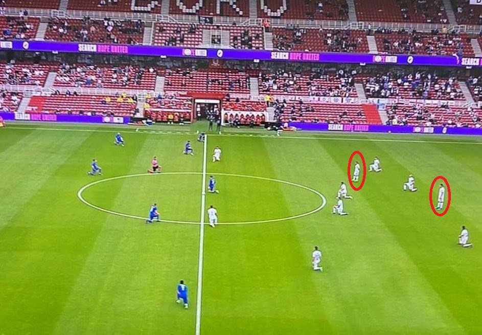 Nicolae Stanciu și Ionuț Nedelcearu nu au îngenuncheat înainte de Anglia - România