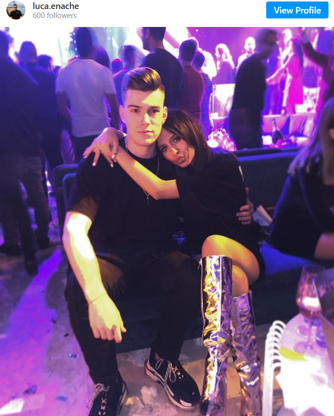 Mezina familie Becali, alături de iubitul Luca Enache