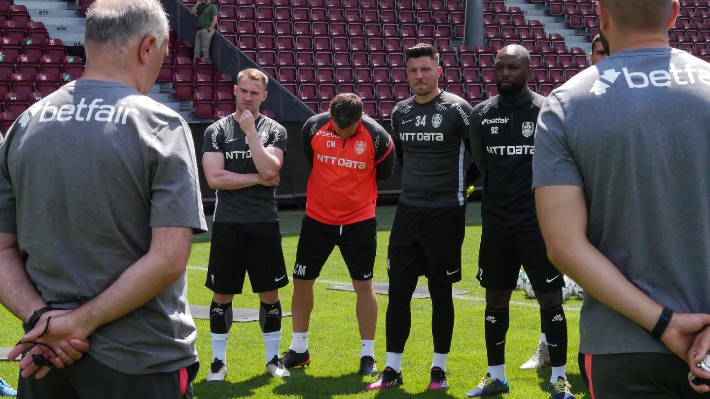 Marius Șumudică antrenament CFR Cluj