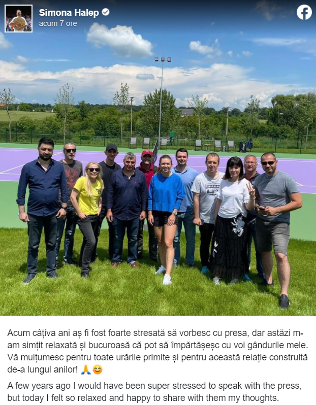 Simona Halep nu încetează să ne surprindă